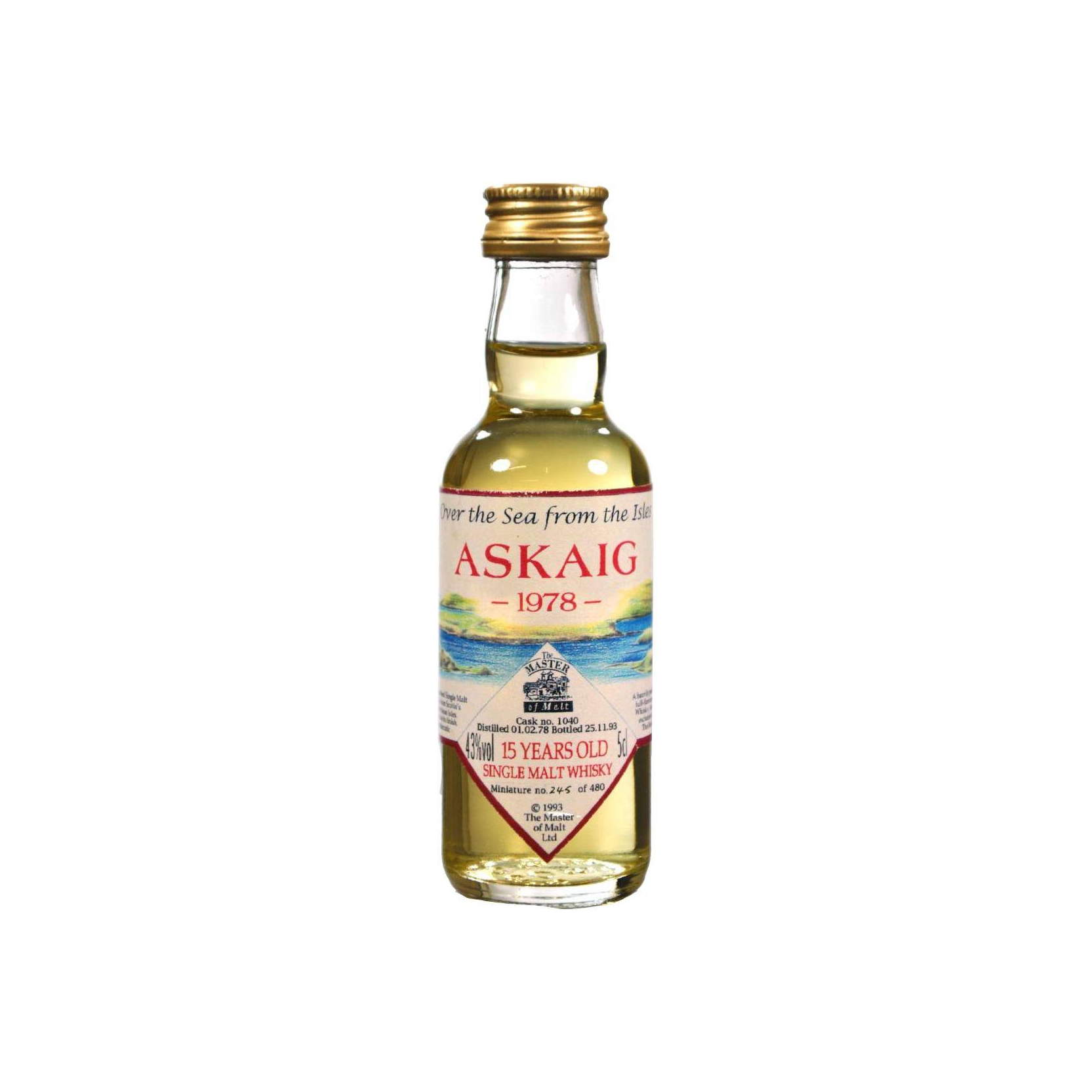 Master of Malt Miniature 1978 15 Years Single Malt Whisky 2