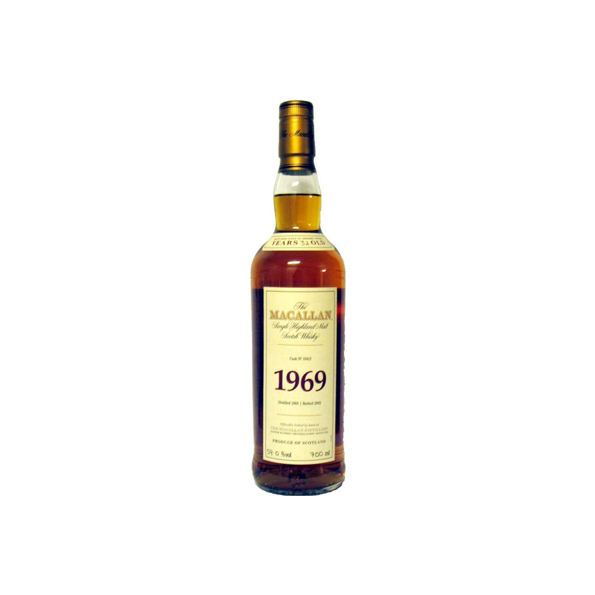 The Macallan 1969 32 Years Single Malt Whisky