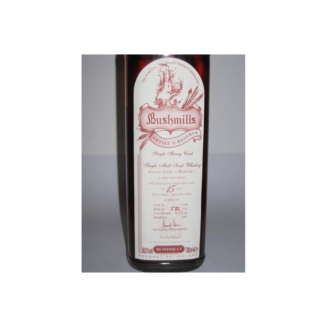 Bushmills 1985 15 Years Single Malt Whisky 2