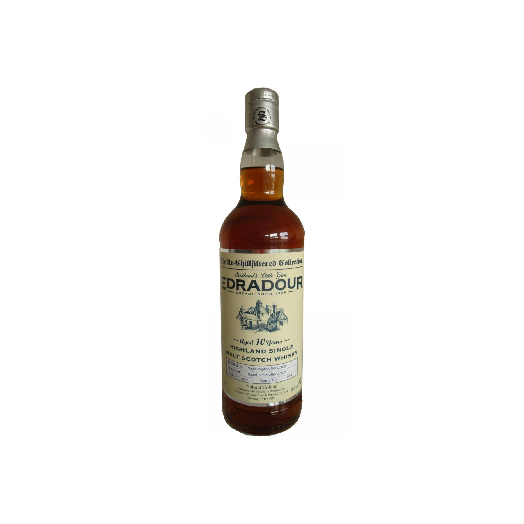 Edradour The Un-Chillfiltered Collection 2007 10 Years Single Malt Whisky