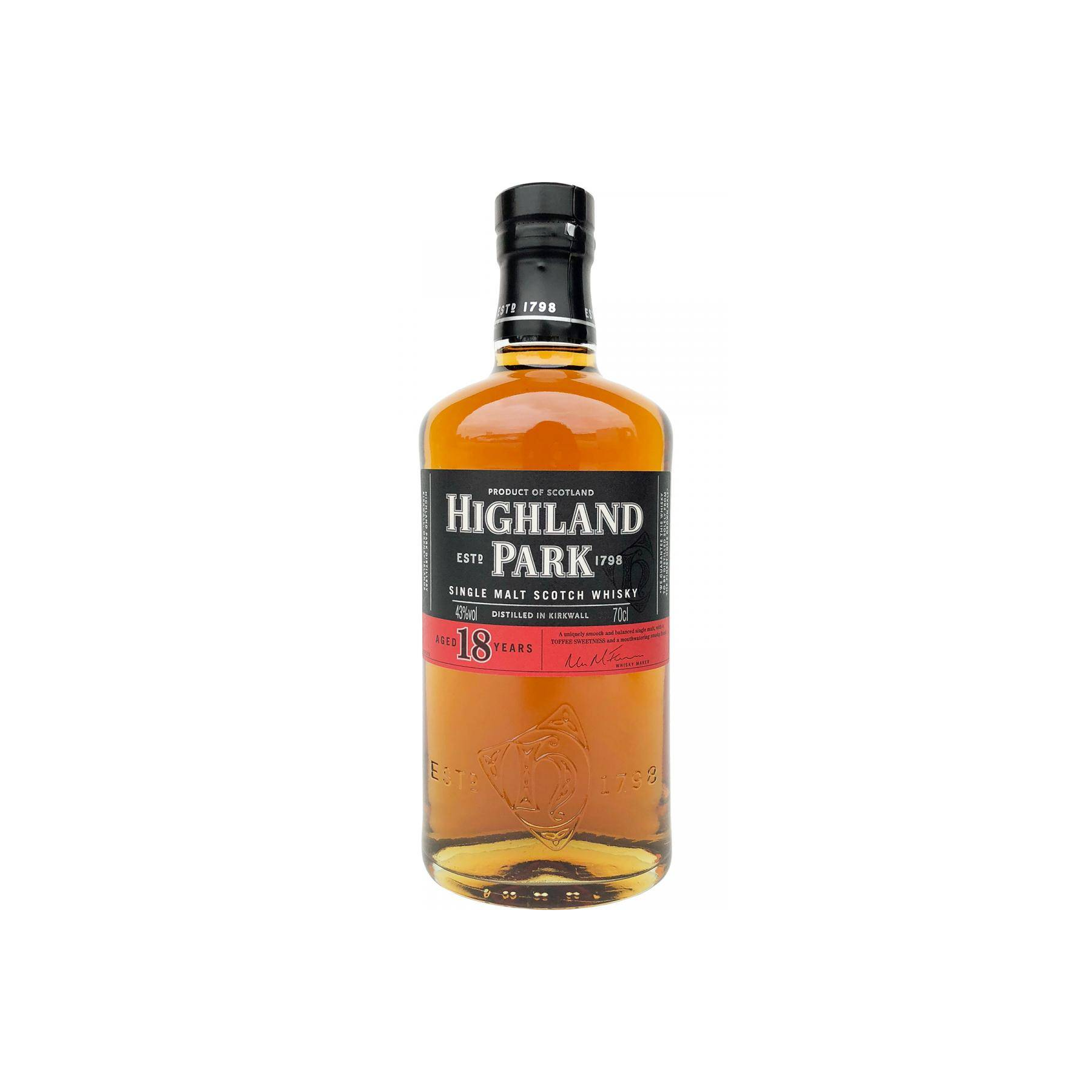 Highland Park 18 Years Single Malt Whisky