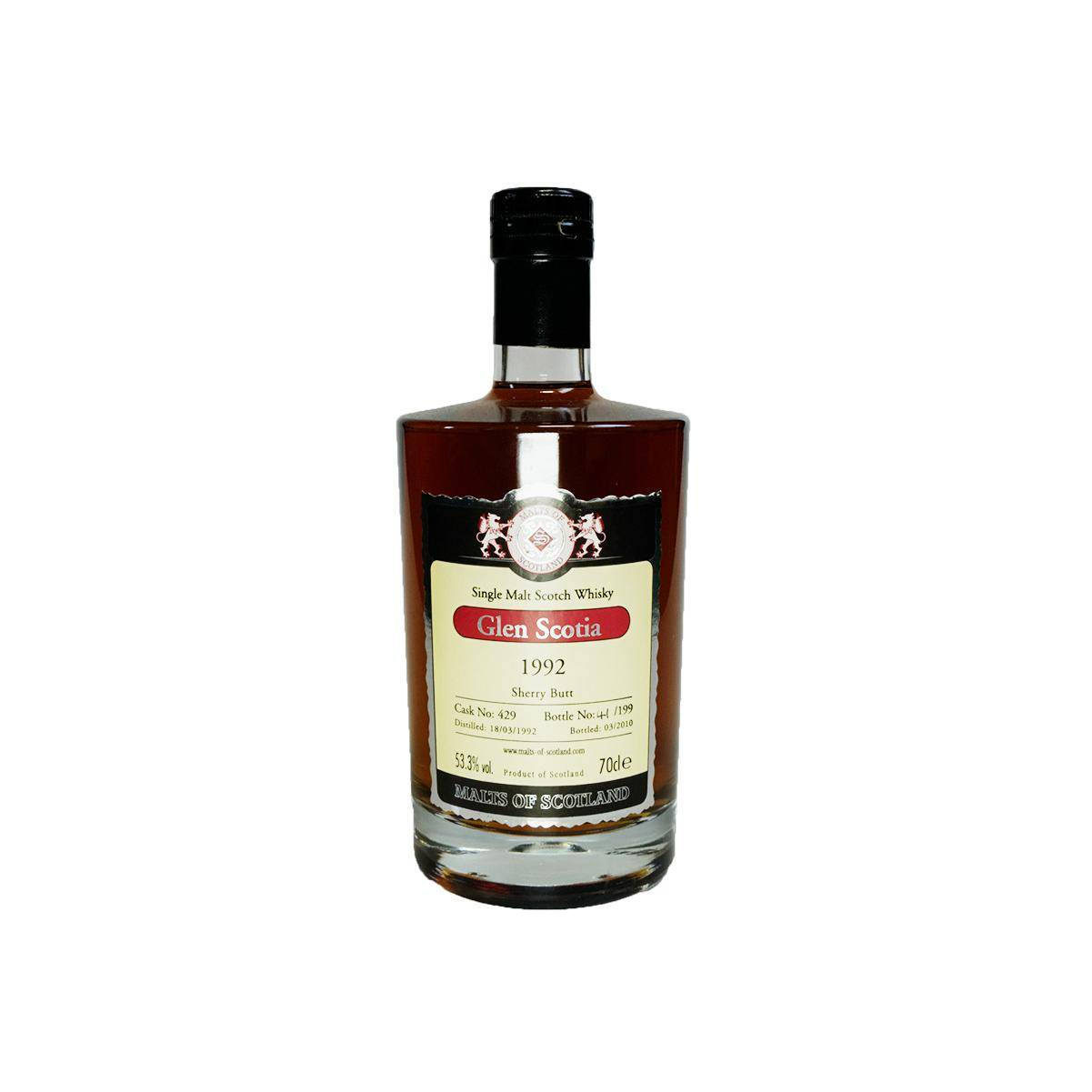 Glen Scotia 1992 17 Years Single Malt Whisky