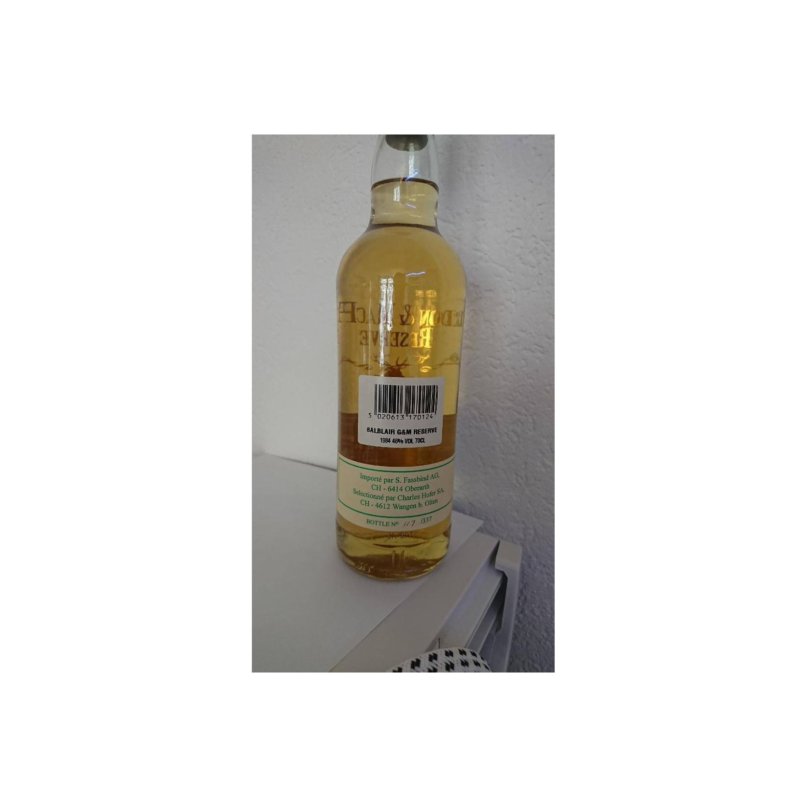 Balblair Reserve 1984 18 Years Single Malt Whisky 3