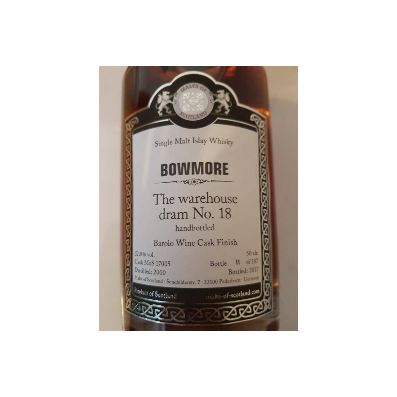 Bowmore 2000 16 Years Single Malt Whisky 2