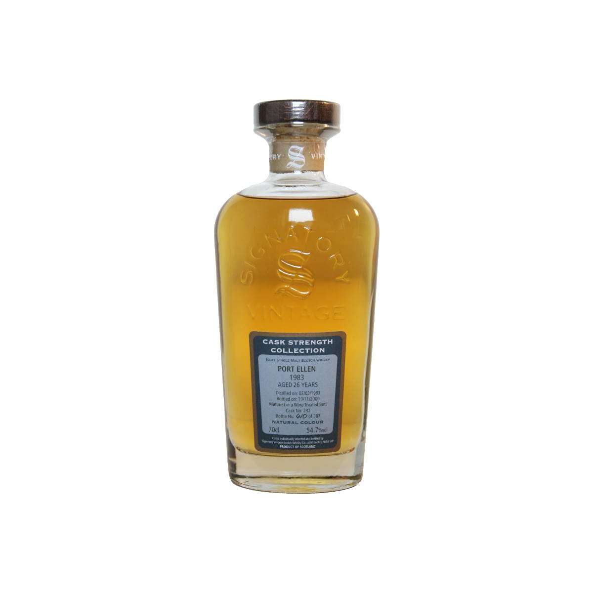 Port Ellen Cask Strength Collection 1983 26 Years Single Malt Whisky