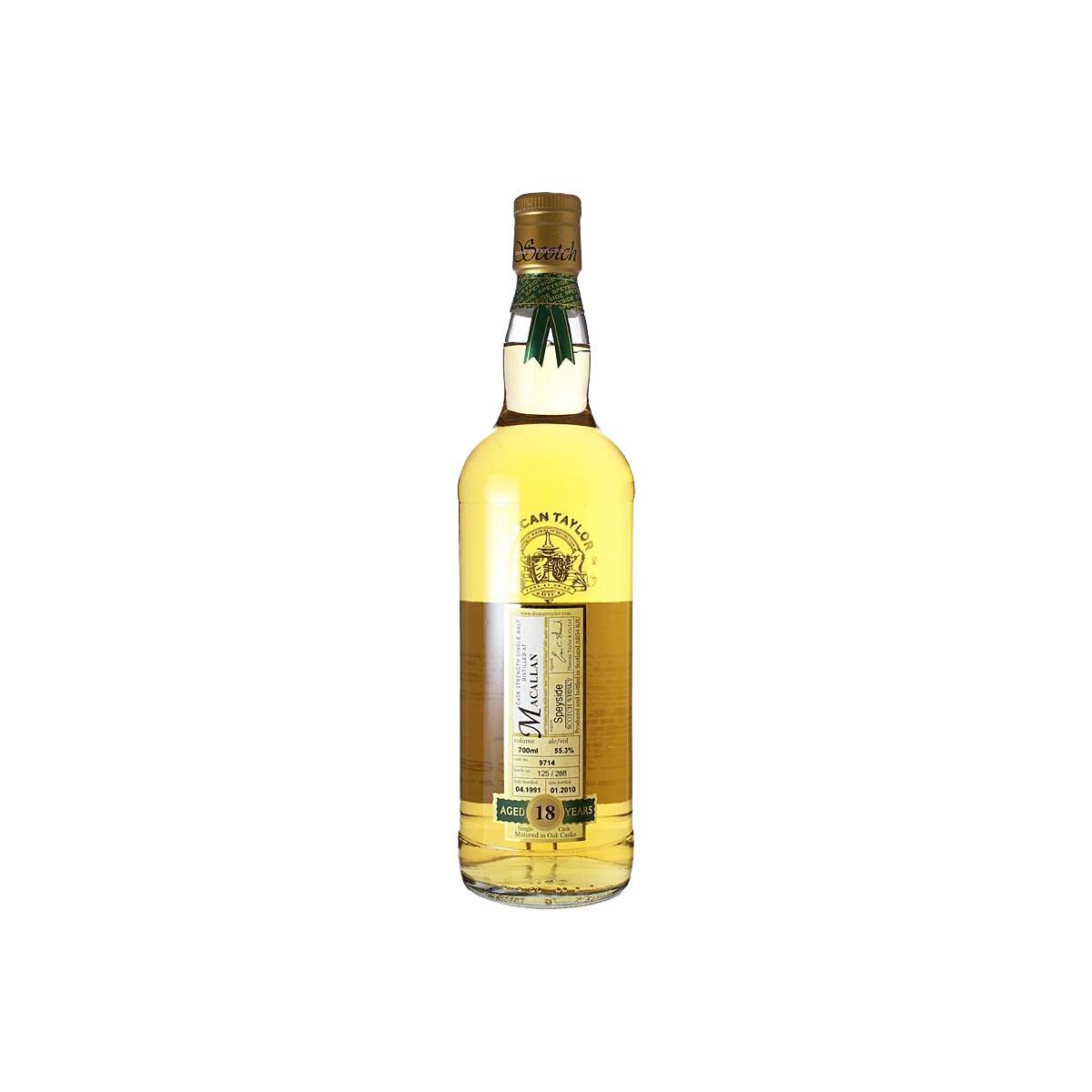 The Macallan Rare Auld 1991 18 Years Single Malt Whisky