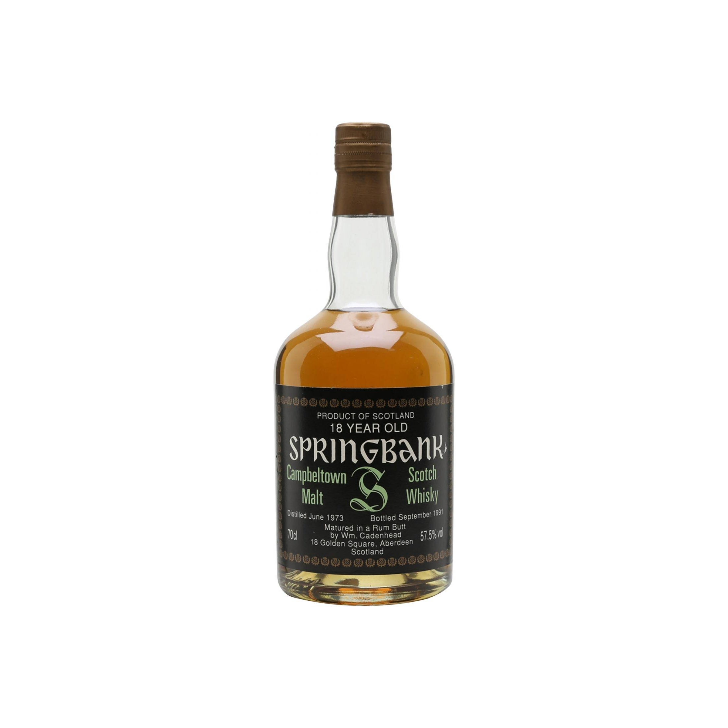 Springbank 1973 18 Years Single Malt Whisky