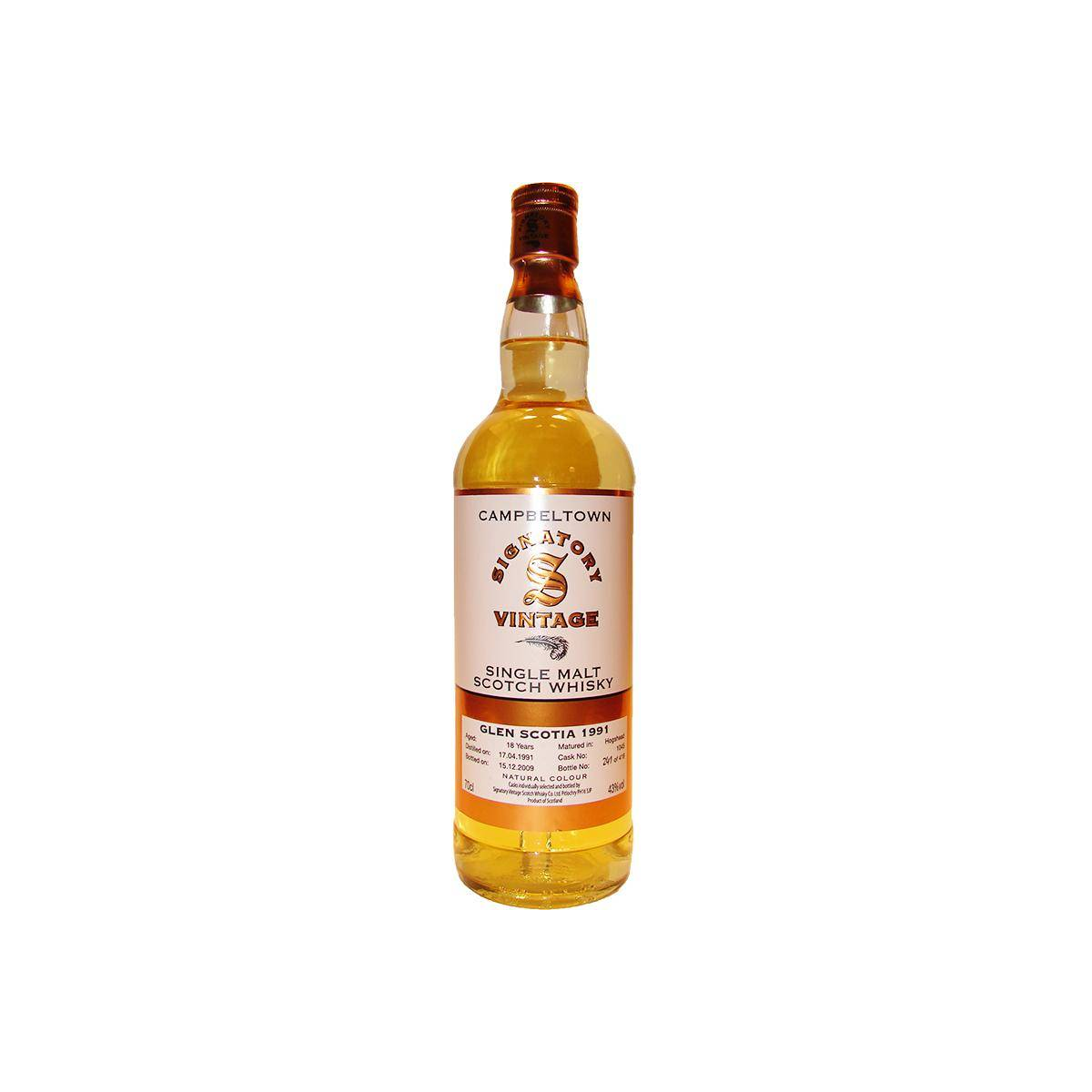 Glen Scotia Vintage Collection 1991 18 Years Single Malt Whisky