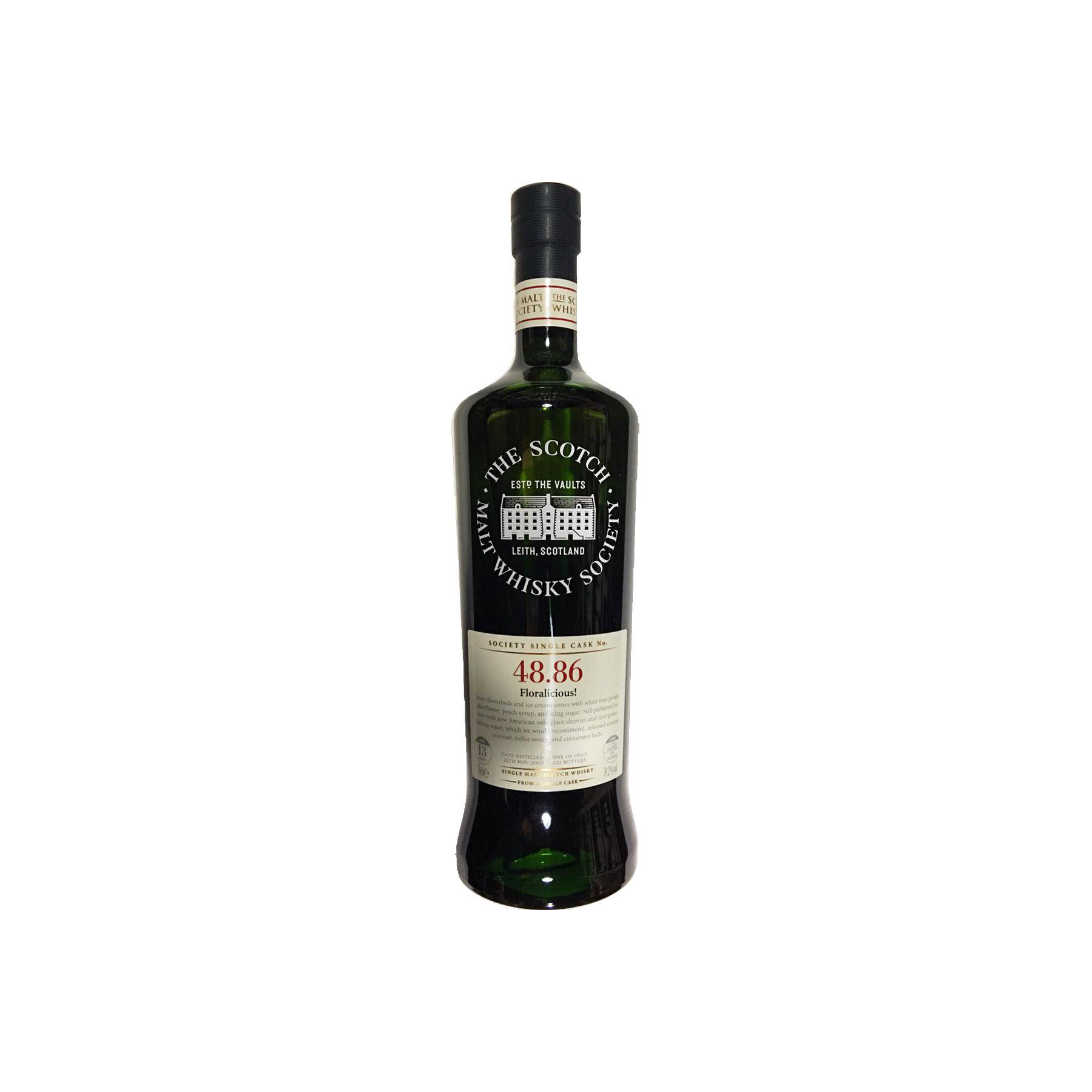 The Scotch Malt Whisky Society 2002 13 Years Single Malt Whisky
