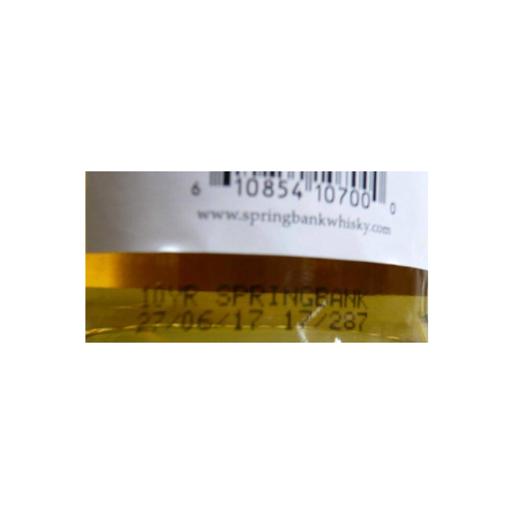 Springbank 10 Years Single Malt Whisky 2