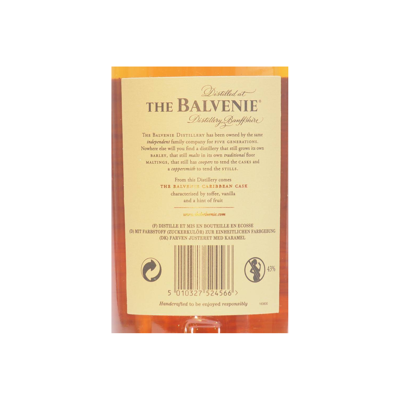 The Balvenie 14 Years Single Malt Whisky 3