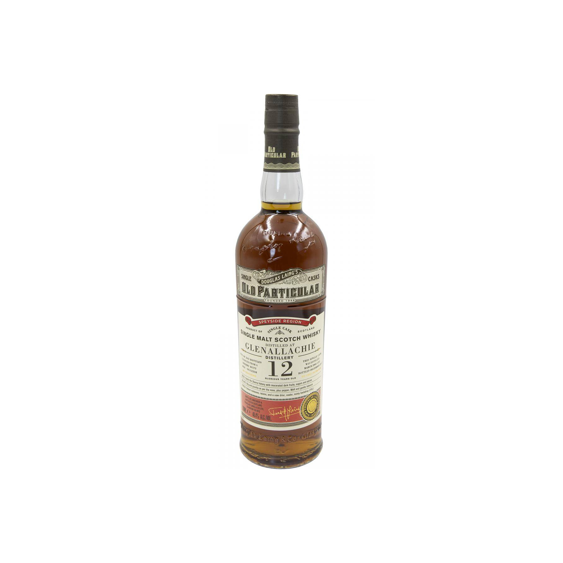 The GlenAllachie Old Particular 2005 12 Years Single Malt Whisky
