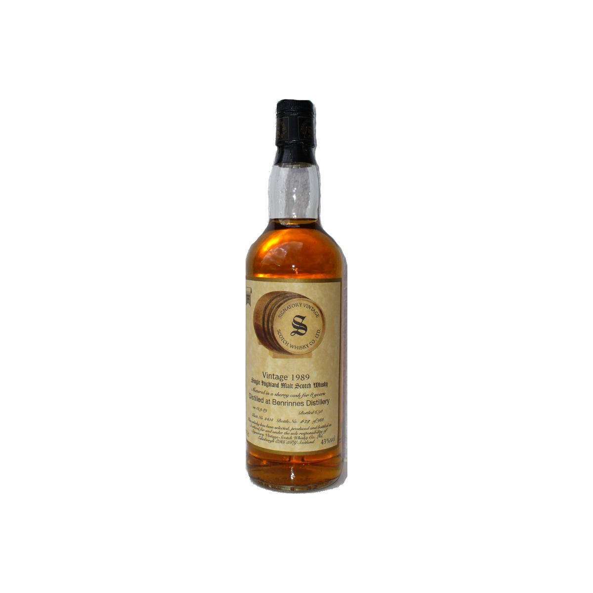 Benrinnes Vintage Collection 1989 8 Years Single Malt Whisky