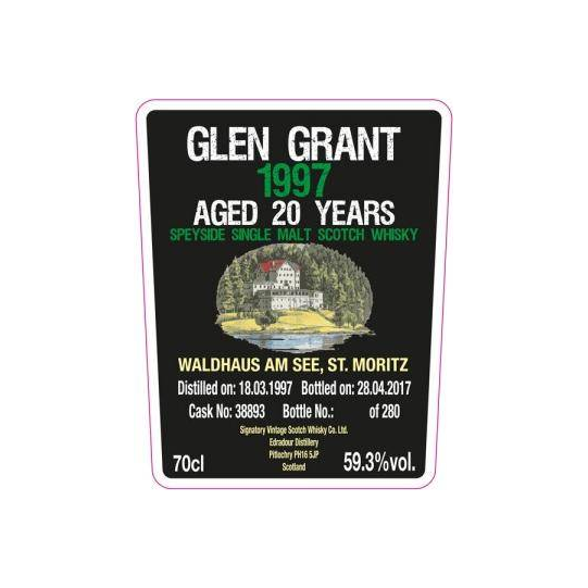 Glen Grant Cask Strength Collection 1997 20 Years Single Malt Whisky