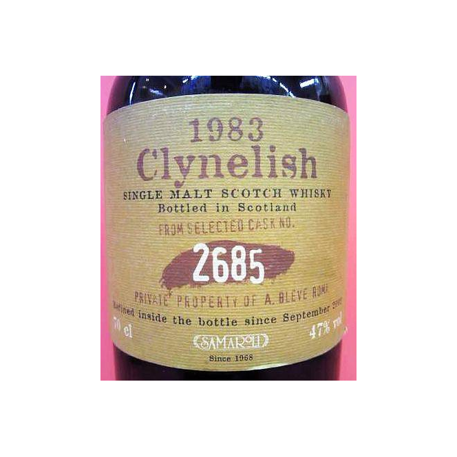 Clynelish 1983 19 Years Single Malt Whisky 2