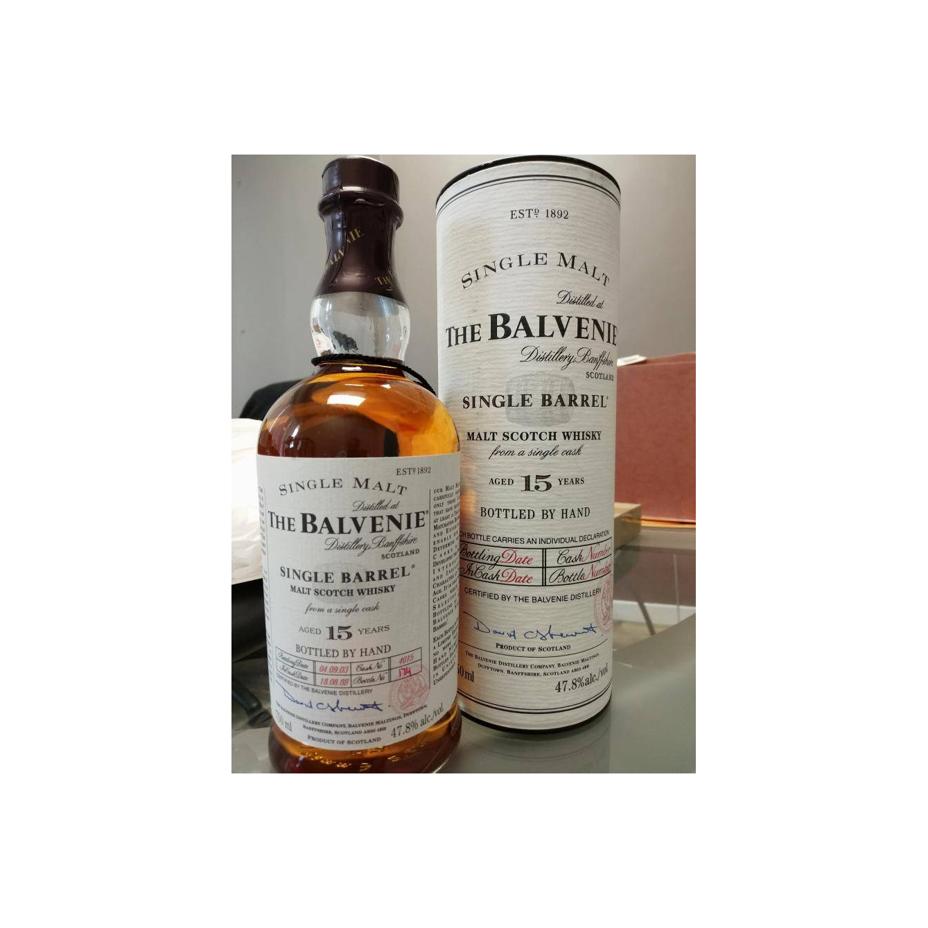 The Balvenie Single Cask 1988 15 Years Single Malt Whisky