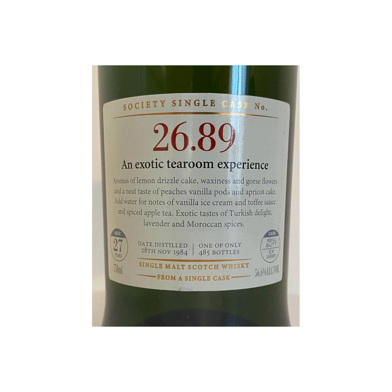 The Scotch Malt Whisky Society 1984 27 Years Single Malt Whisky 2