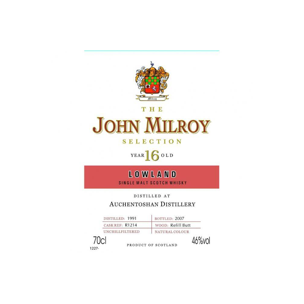 Auchentoshan 1991 16 Years Single Malt Whisky
