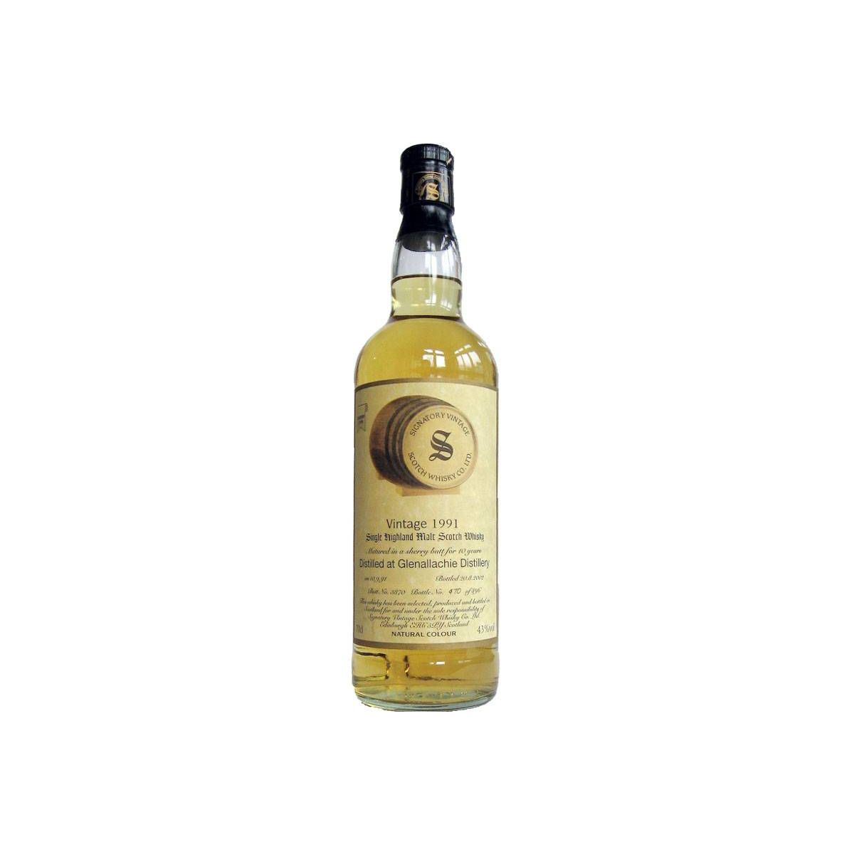 The GlenAllachie Vintage Collection 1991 10 Years Single Malt Whisky