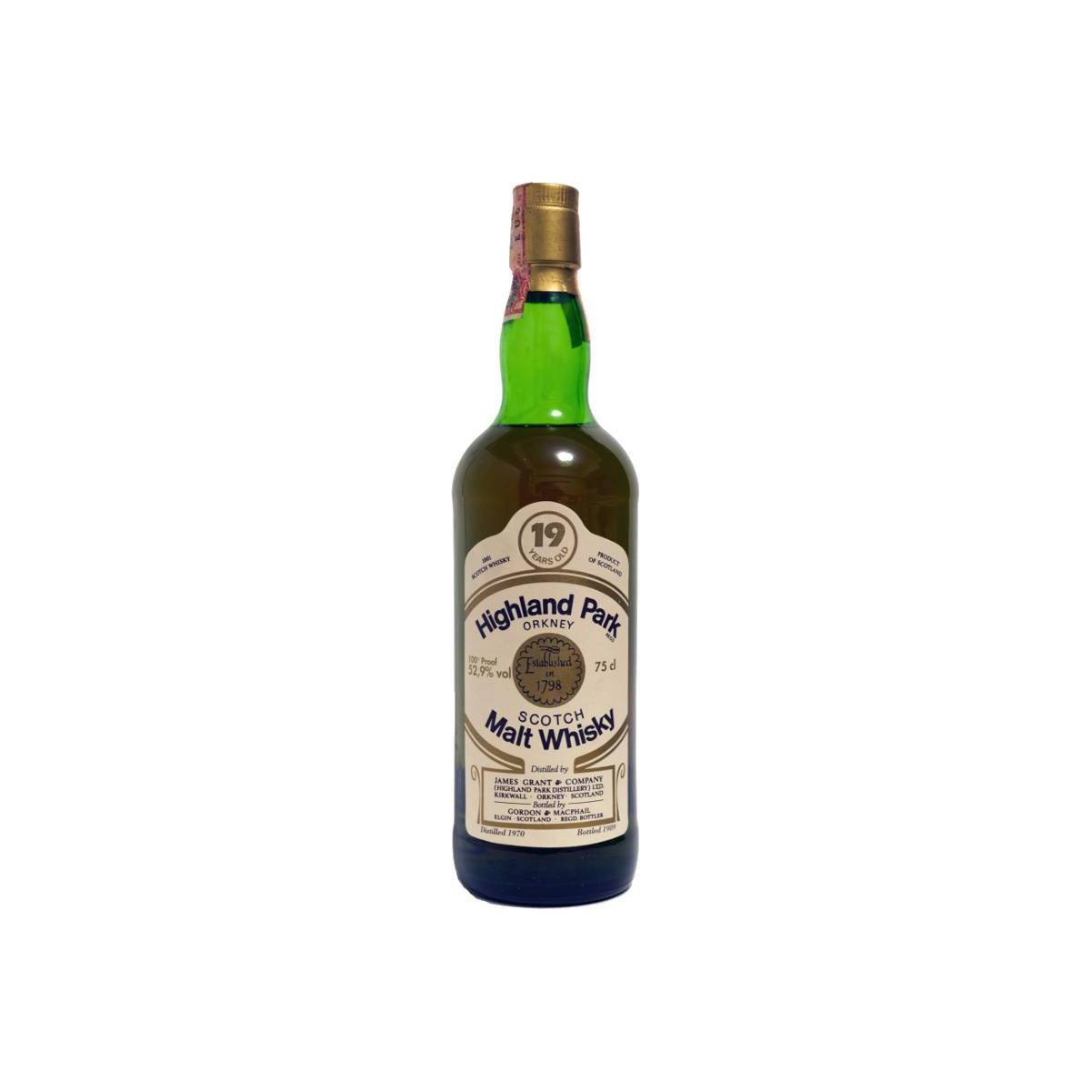 Highland Park 1970 19 Years Single Malt Whisky