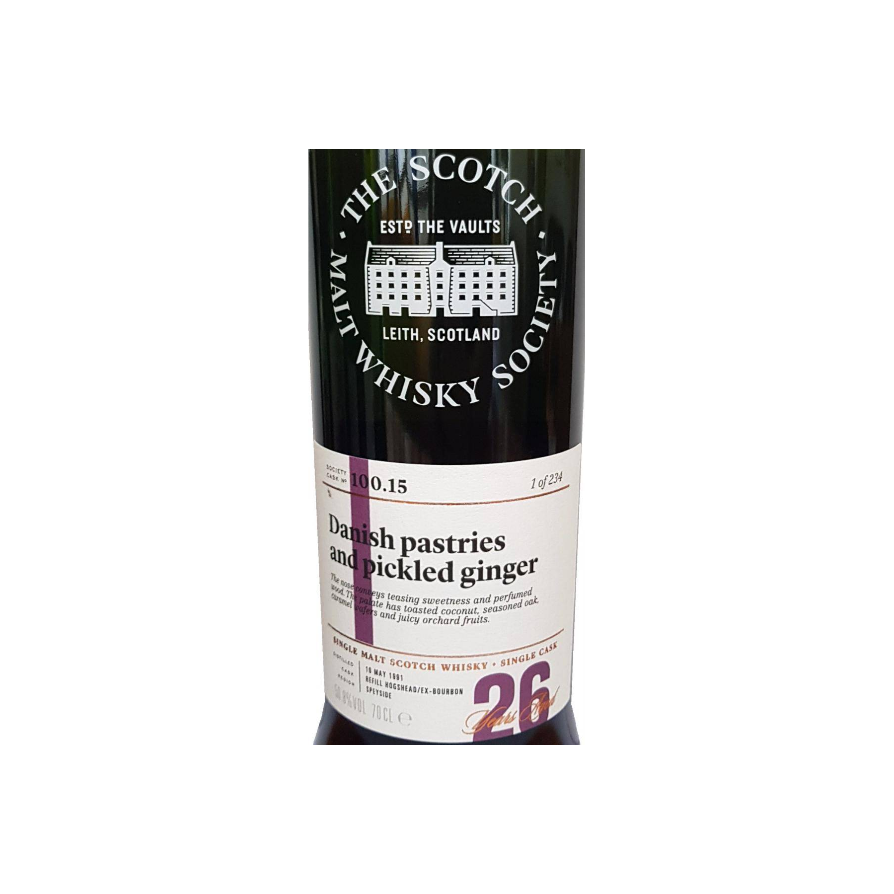 The Scotch Malt Whisky Society 1991 26 Years Single Malt Whisky 2