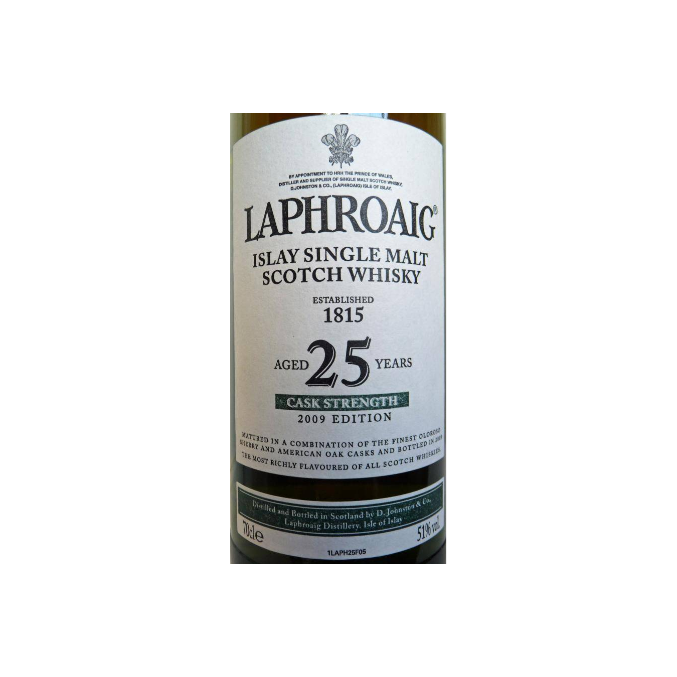 Laphroaig 25 Years Single Malt Whisky 2