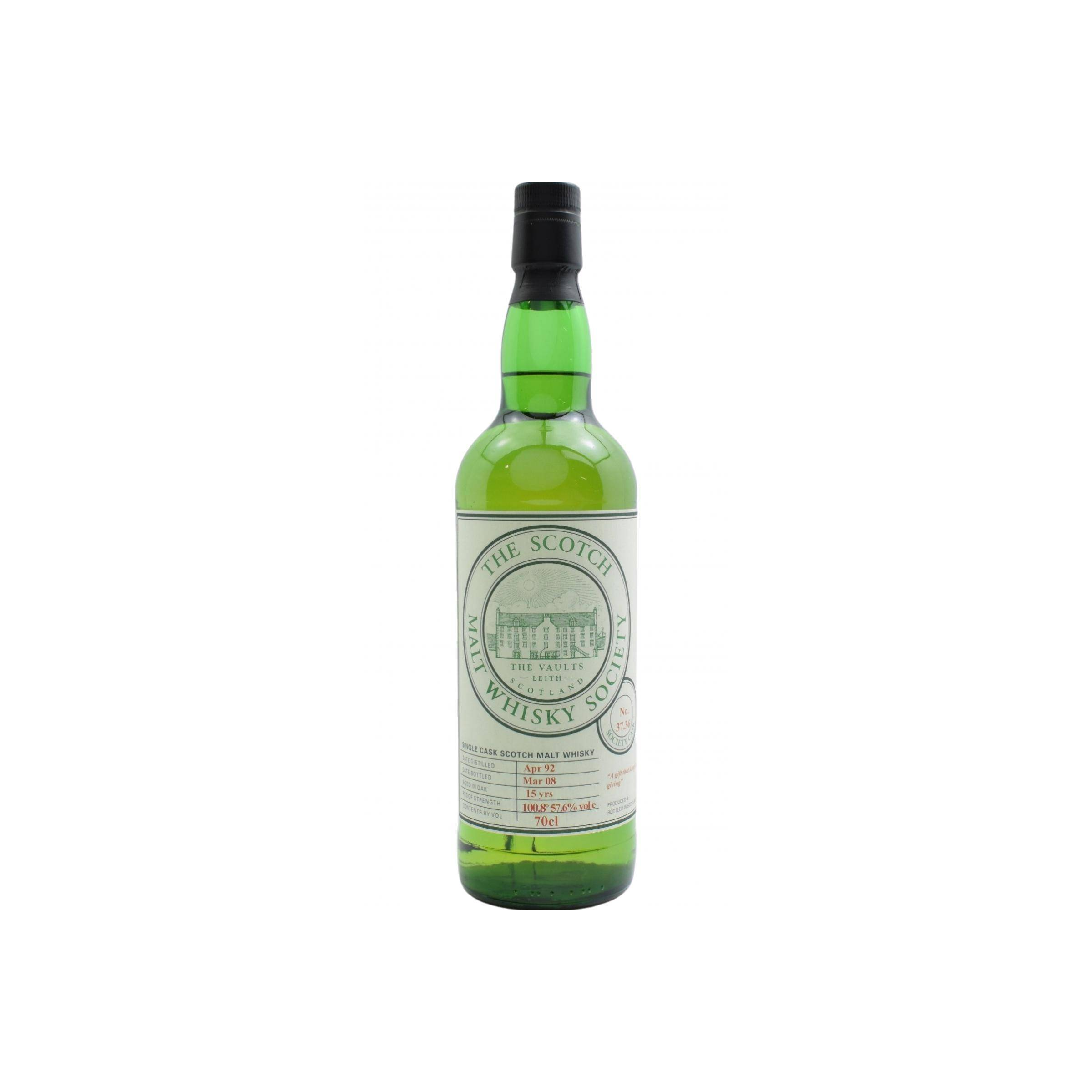 The Scotch Malt Whisky Society 1992 15 Years Single Malt Whisky