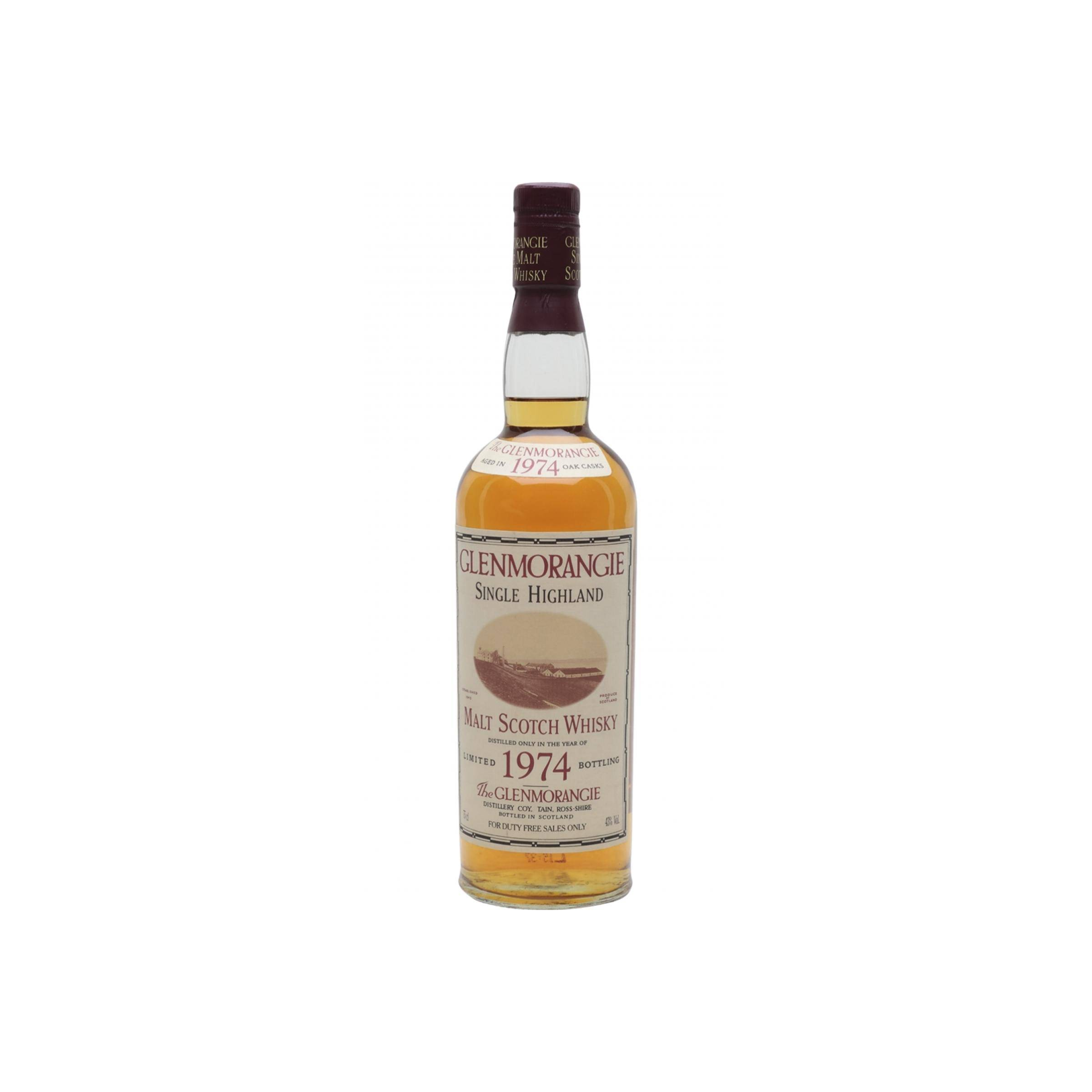 Glenmorangie 1974 23 Years Single Malt Whisky