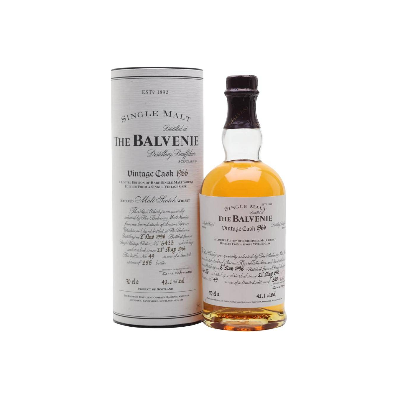 The Balvenie 1966 32 Years Single Malt Whisky