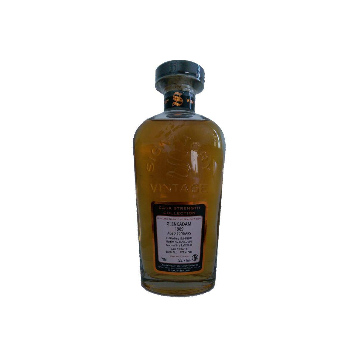 Glencadam Cask Strength Collection 1989 20 Years Single Malt Whisky