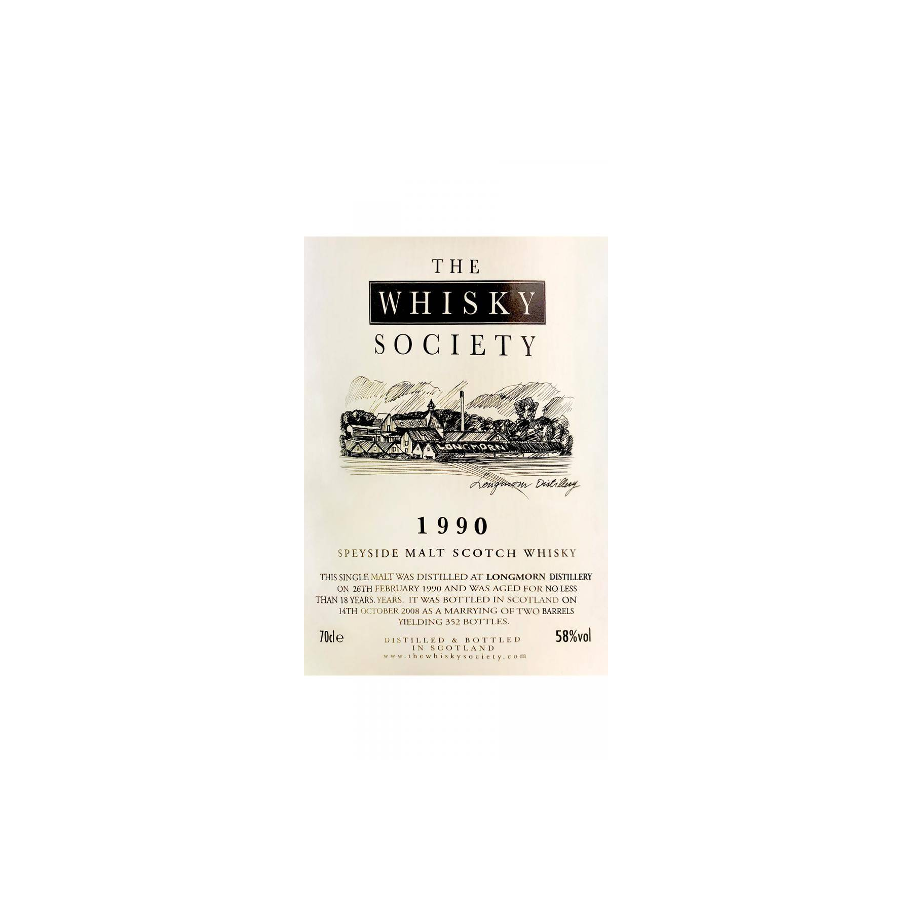 Longmorn 1990 18 Years Single Malt Whisky 2