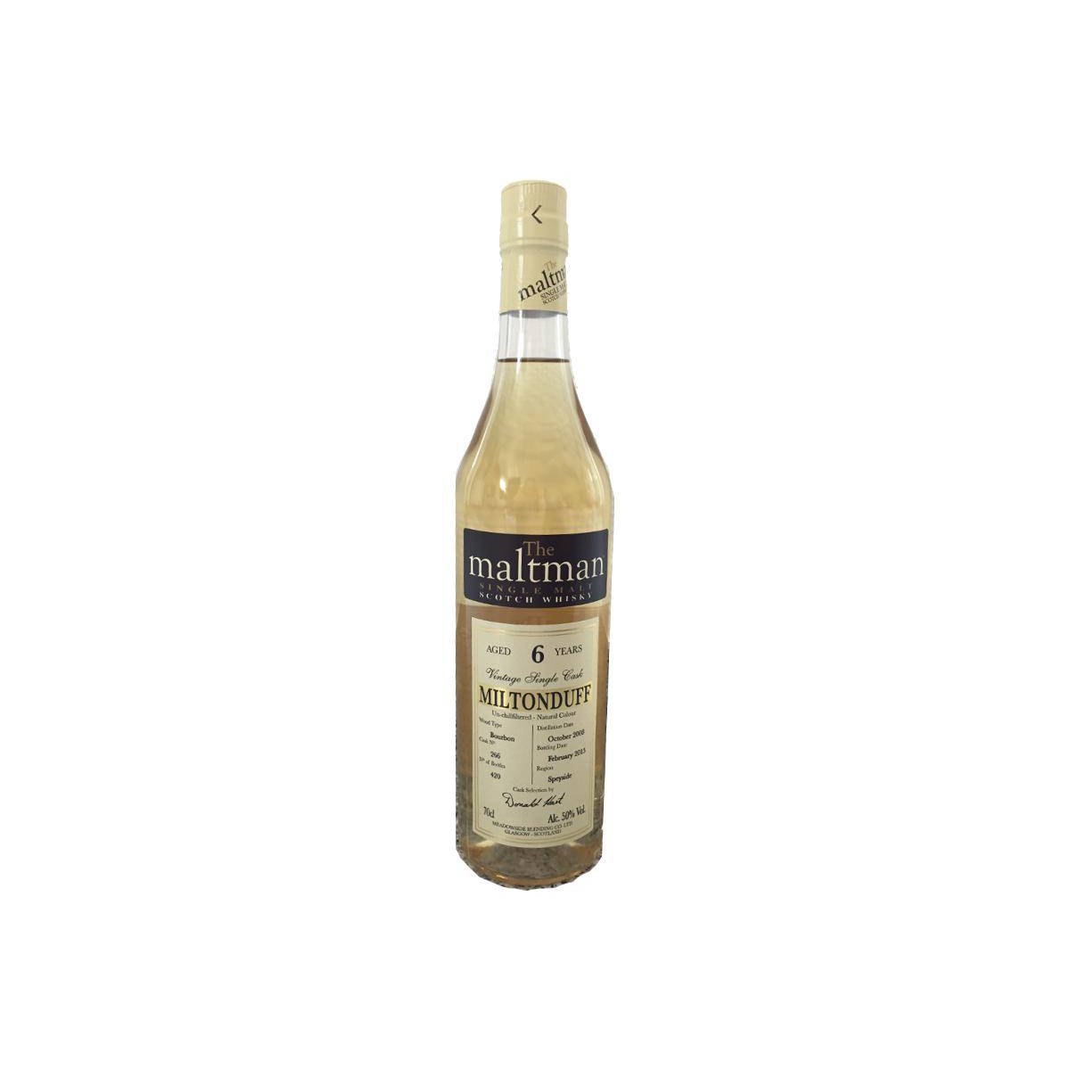 Miltonduff 2008 6 Years Single Malt Whisky 2