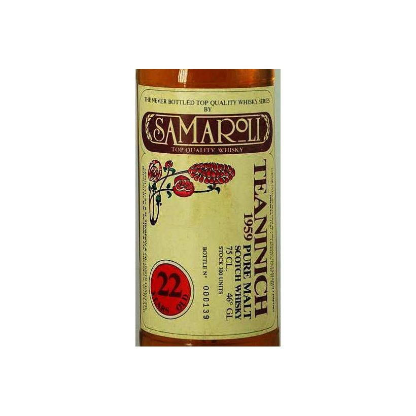 Teaninich 1959 22 Years Single Malt Whisky 2