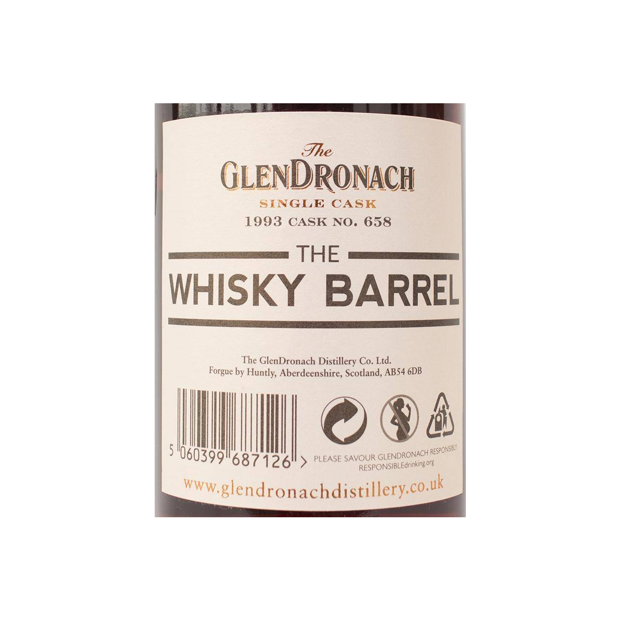GlenDronach Single Cask 1993 25 Years Single Malt Whisky 3