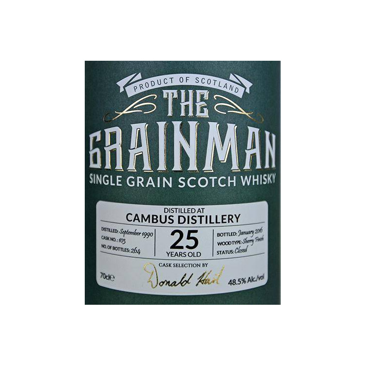 Cambus 1990 25 Years Single Grain Whisky 2