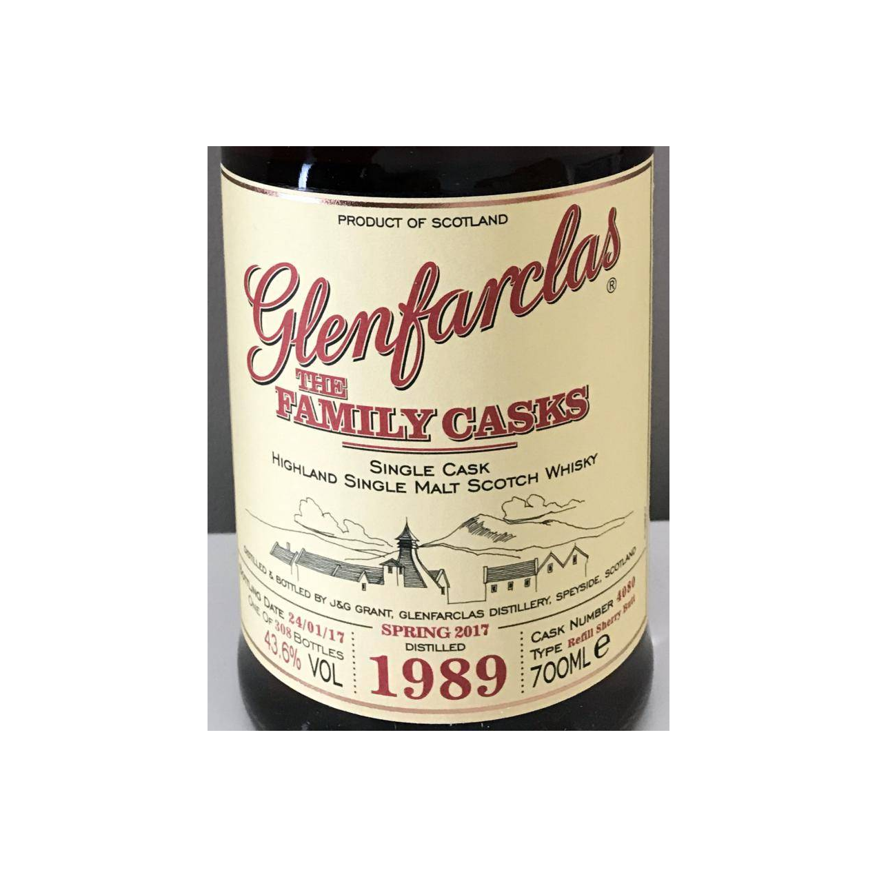 Glenfarclas 1989 27 Years Single Malt Whisky 2