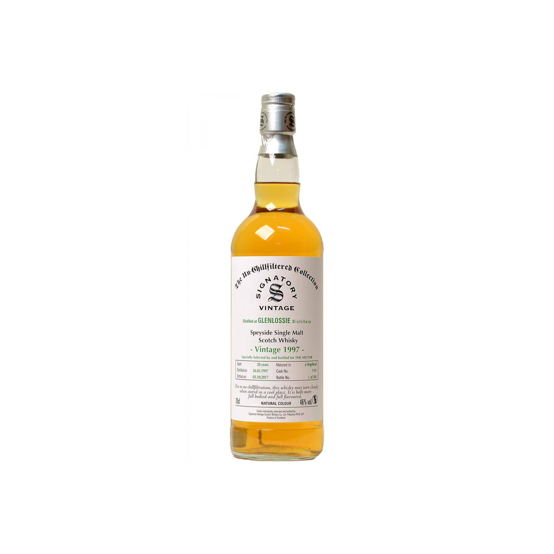 Glenlossie The Un-Chillfiltered Collection 1997 20 Years Single Malt Whisky