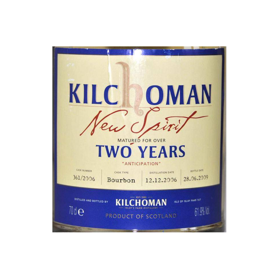 Kilchoman 2006 2 Years Spirit Whisky 2