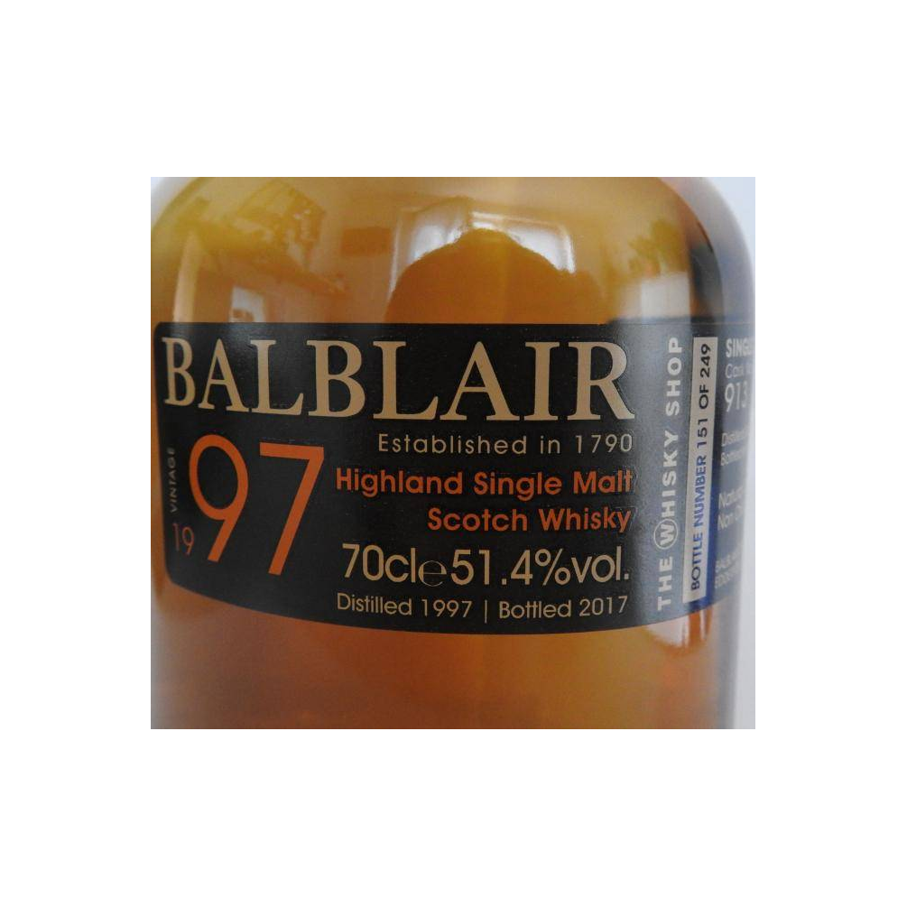 Balblair Single Cask 1997 20 Years Single Malt Whisky 3