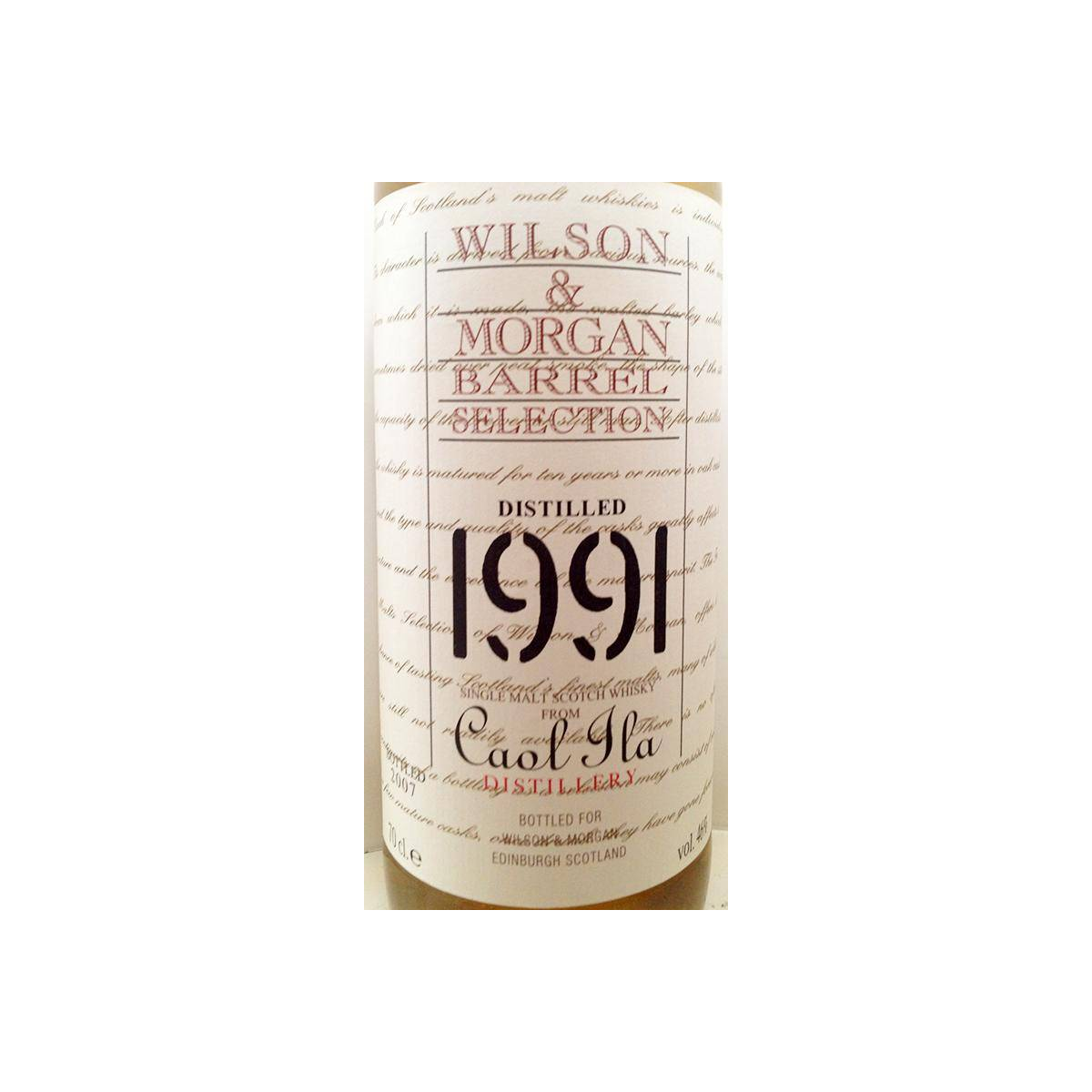Caol Ila Barrel Selection 1991 16 Years Single Malt Whisky 2