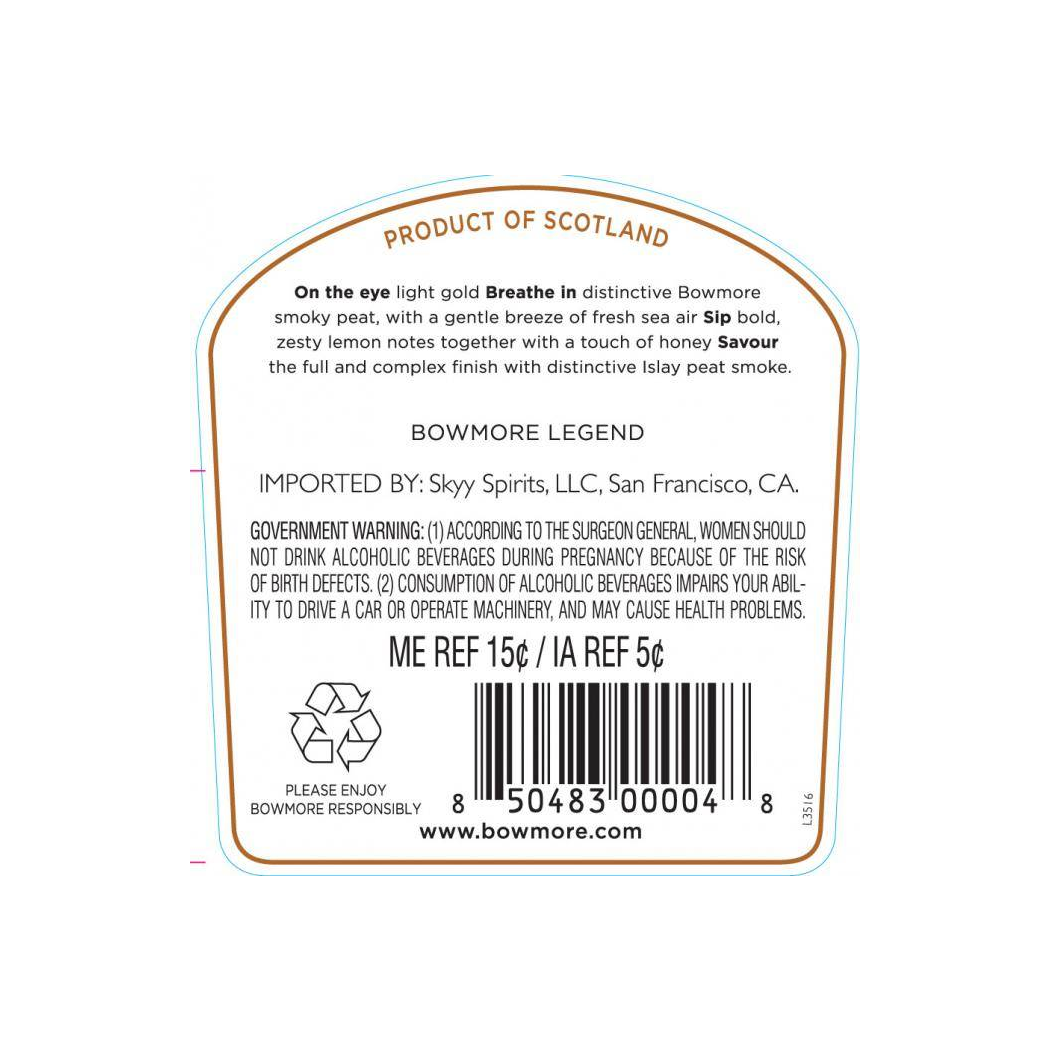 Bowmore Single Malt Whisky 3