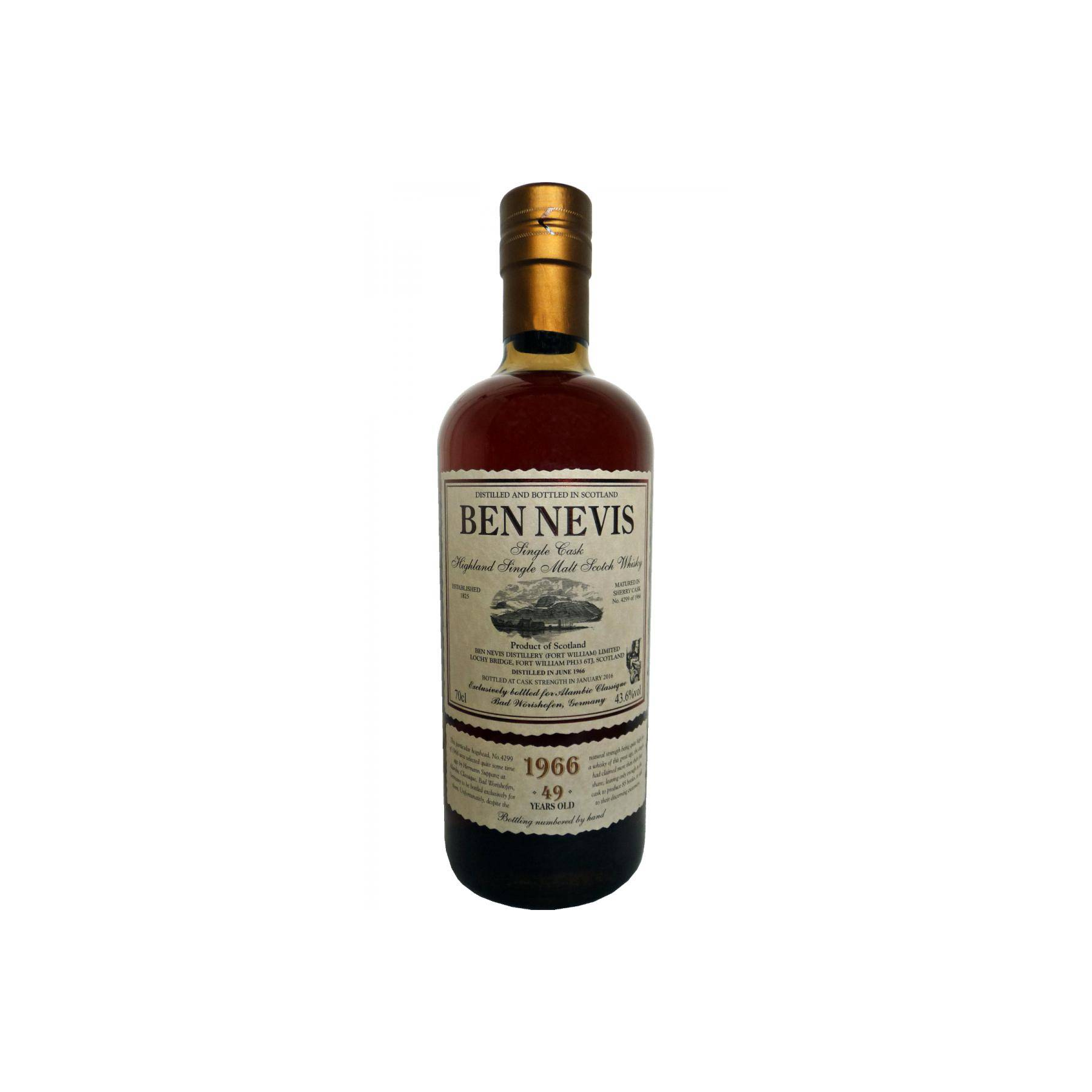 Ben Nevis Single Cask 1966 49 Years Single Malt Whisky 2
