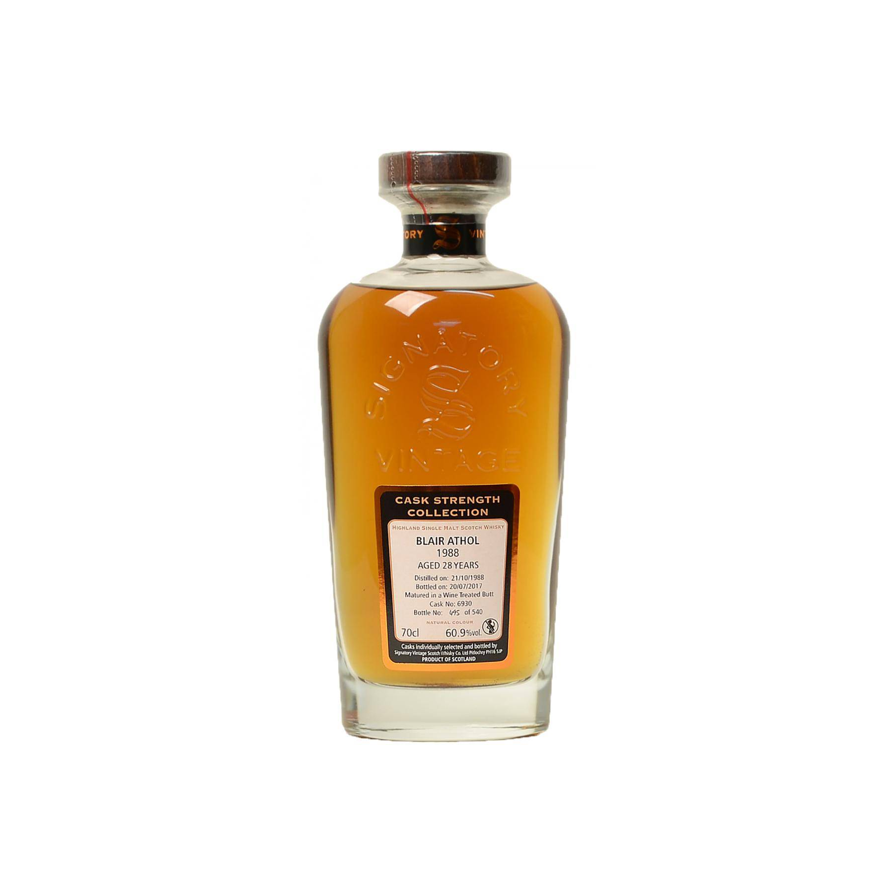 Blair Athol Cask Strength Collection 1988 28 Years Single Malt Whisky