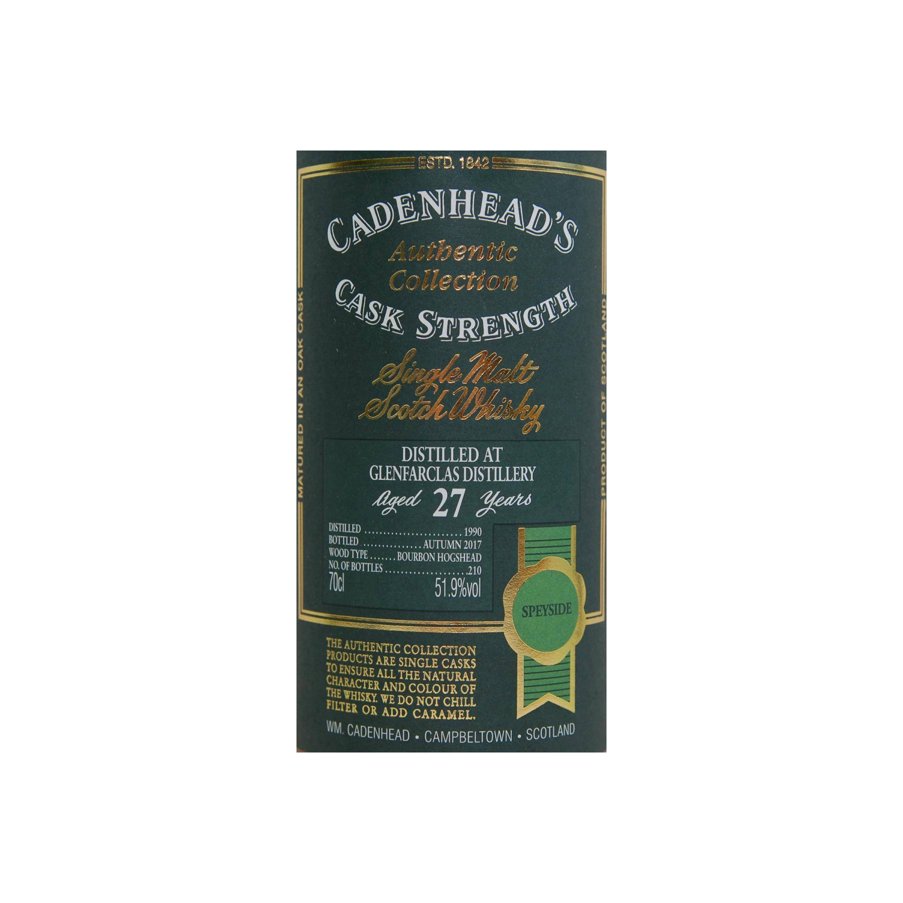 Glenfarclas Authentic Collection 1990 27 Years Single Malt Whisky 2