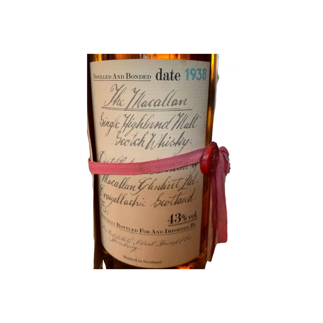 The Macallan 1938 Single Malt Whisky