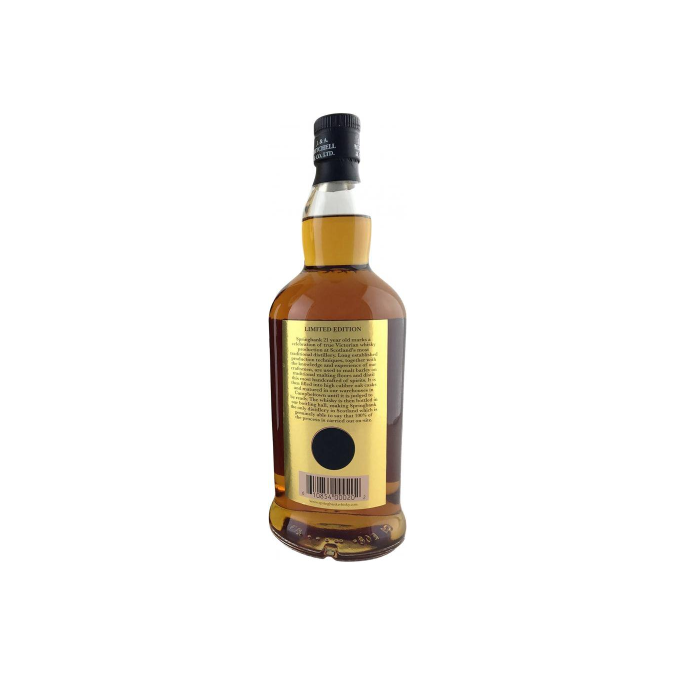 Springbank 21 Years Single Malt Whisky 2