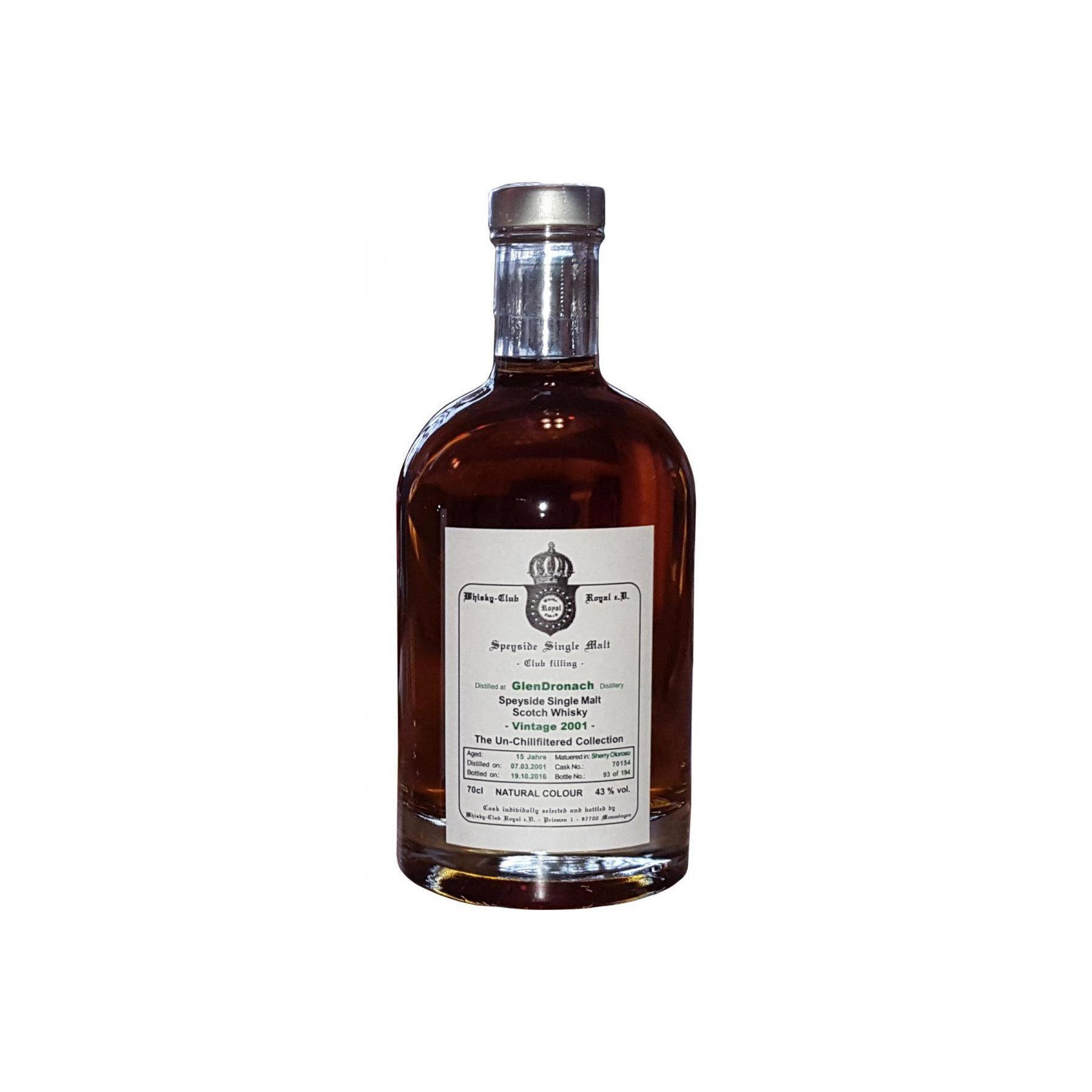 GlenDronach 2001 15 Years Single Malt Whisky