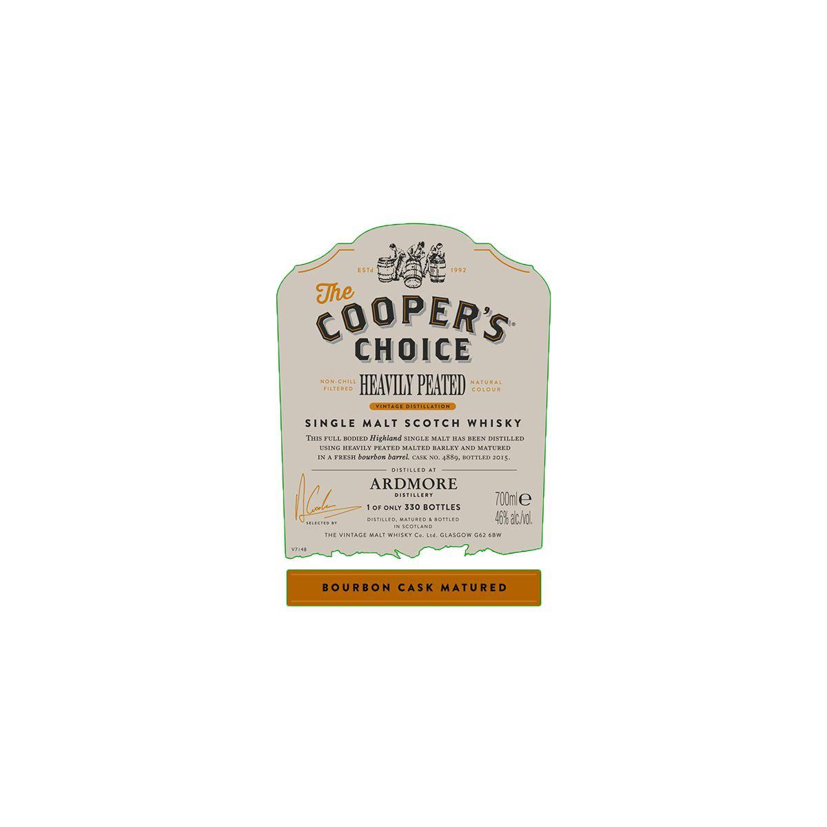 Ardmore The Cooper's Choice Single Malt Whisky 2