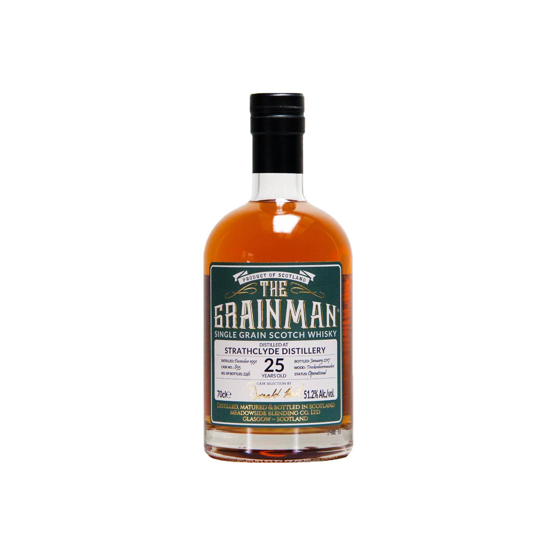 Strathclyde 1991 25 Years Single Grain Whisky