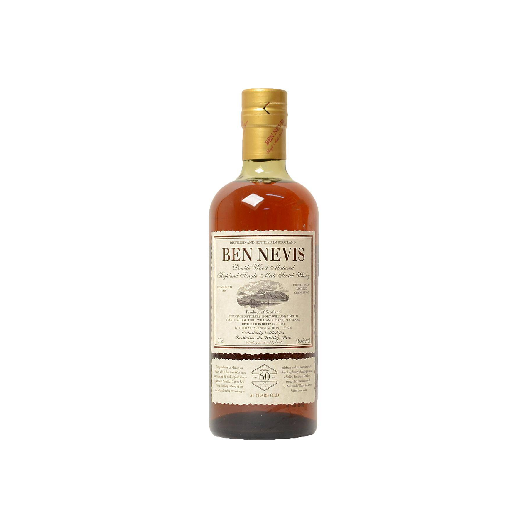Ben Nevis Single Cask 1984 31 Years Single Malt Whisky